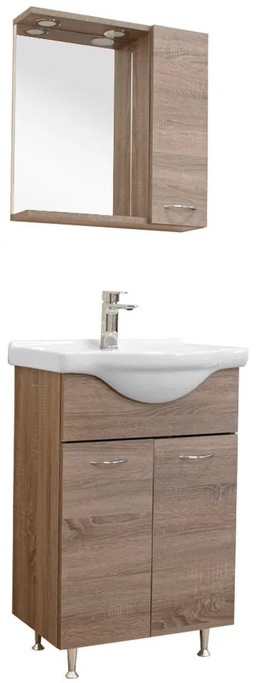 Mobilier complet de baie Ruben 55, ulm Rauna