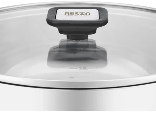 Resto - Oală ANSER cu capac, 5,8 l, 24 cm