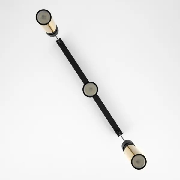 Lustră pe cablu Jupiter 2007 ALAS 3xGU10/10W/230V auriu/negru