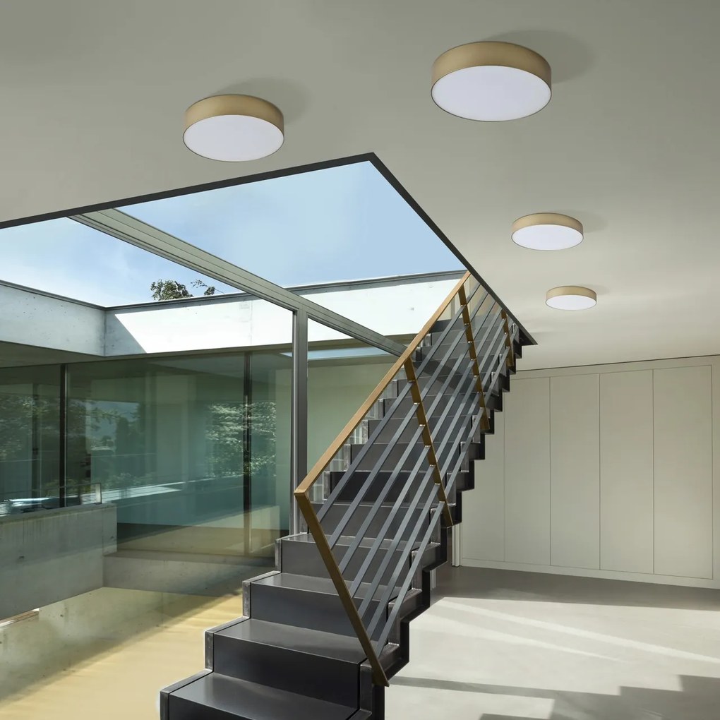 Plafoniera LED cu telecomanda MONZA R 40 CCT CHA