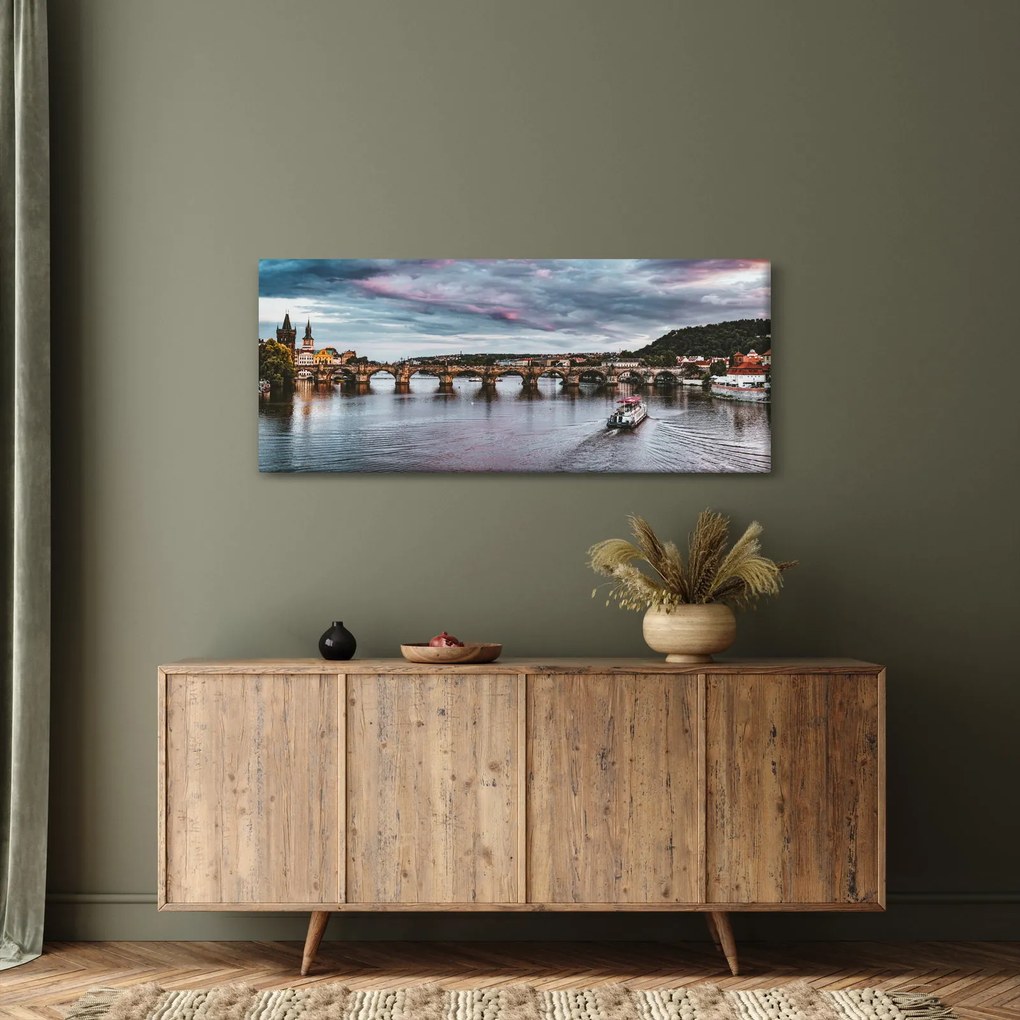 Tablou cu Vltava (120x50 cm)