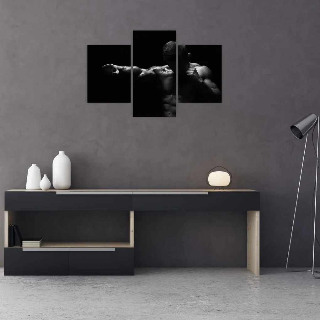 Tablou - Lovitura cu pumn (90x60 cm)