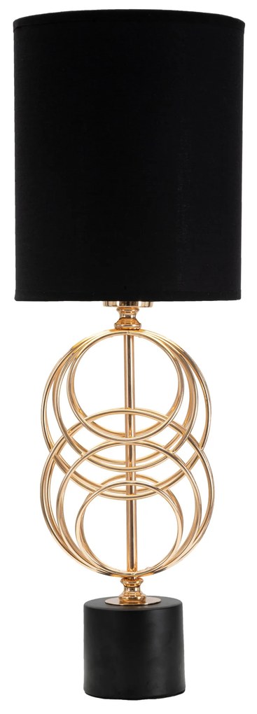 Lampa de masa CIRCLY cu decor auriu