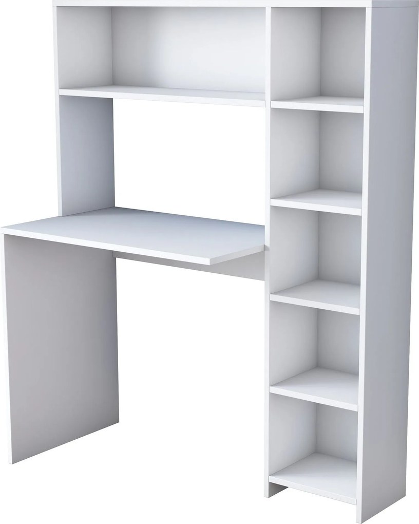 Birou HA104, alb, PAL melaminat, 80x40x75 cm