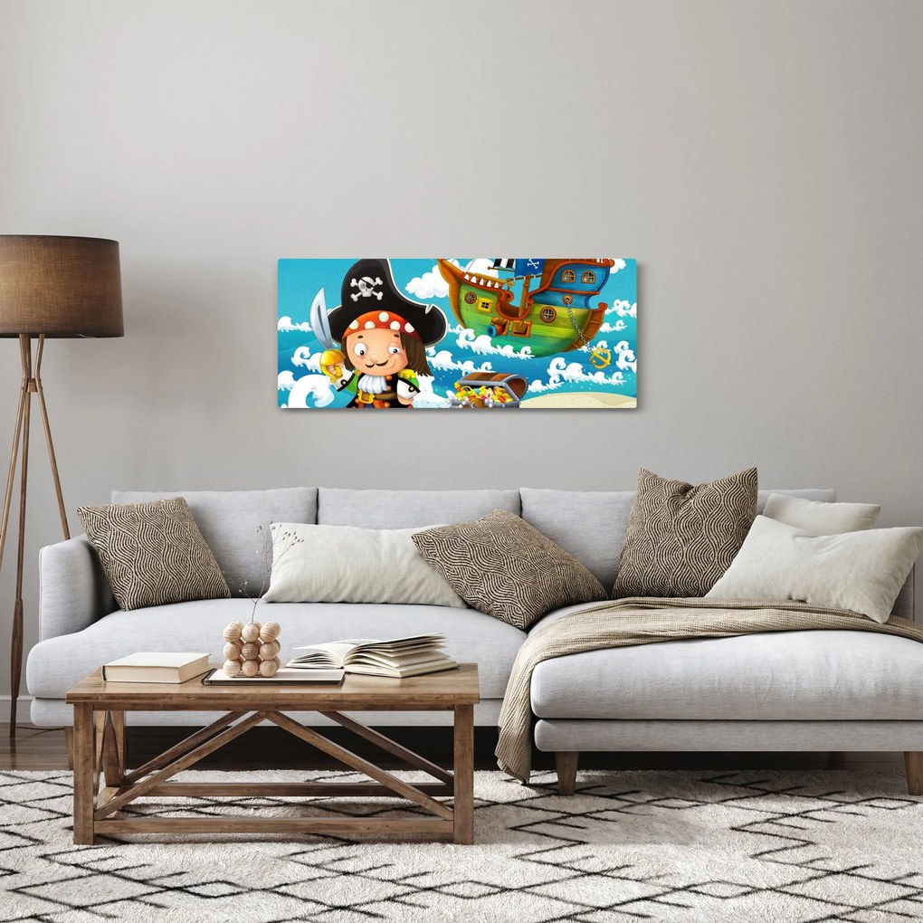 Tablou - Comoara piraților (120x50 cm)