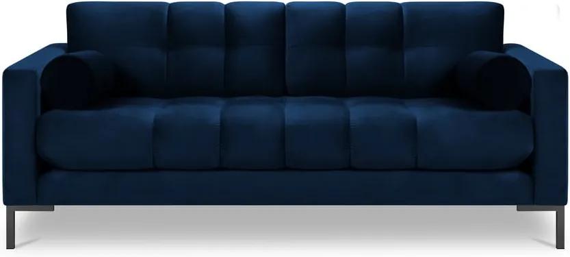 Canapea din catifea Cosmopolitan Design Bali, albastru închis