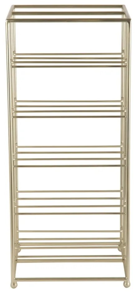 Raft pentru sticle de vin auriu din metal număr de sticle 10 25x57x22,5 cm Dual Floor – PT LIVING