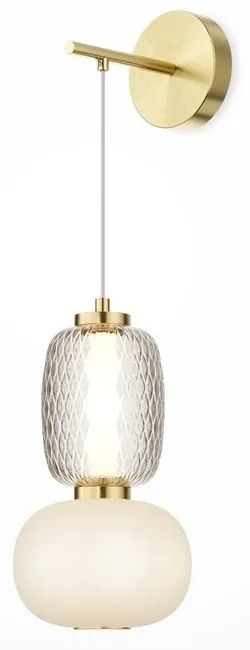 Aplica de perete LED design modern decorativ Pattern auriu