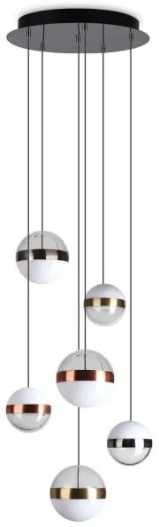 Lustră LED pe cablu Ideal Lux GALAXY LED/58W/230V