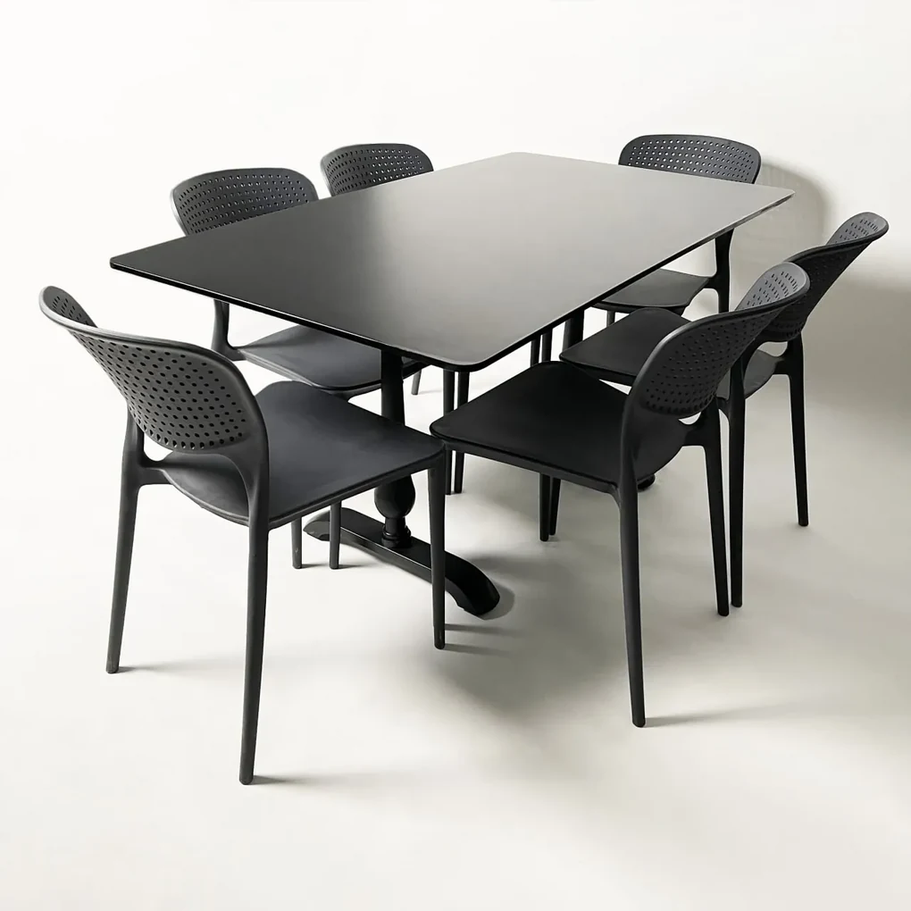TODO Gri (grafit/antracit) cu pernă gri - SCAUN MODERN PENTRU BUCĂTĂRII, GRĂDINI, CAMERE DE CAFEA (FIXE)