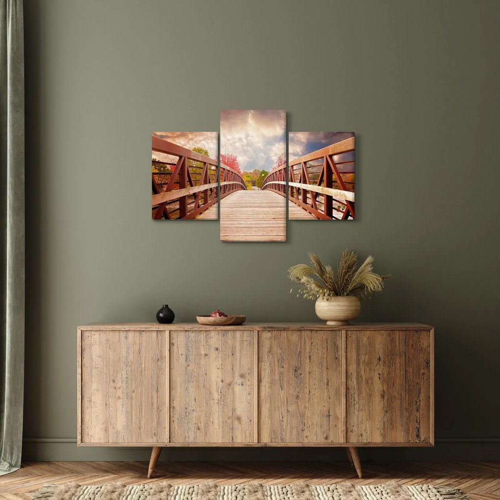 Tablou - pod din lemn (90x60 cm)
