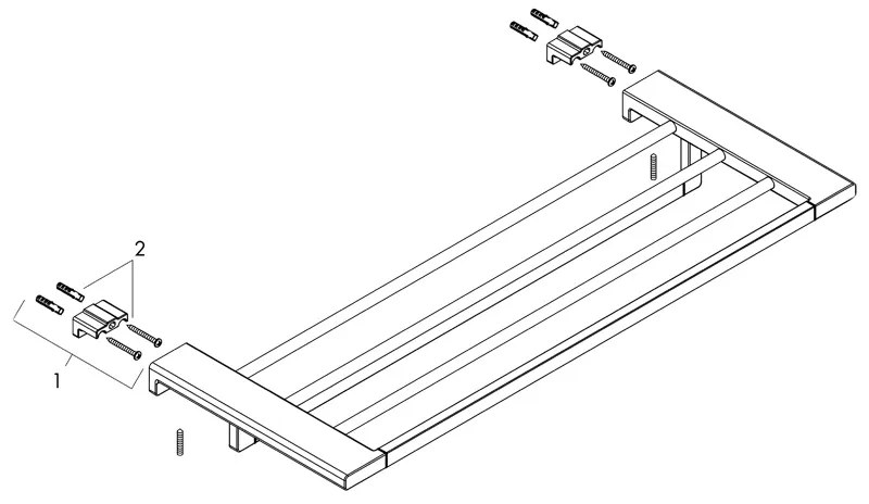 Portprosop multiplu, Hansgrohe, AddStoris, auriu