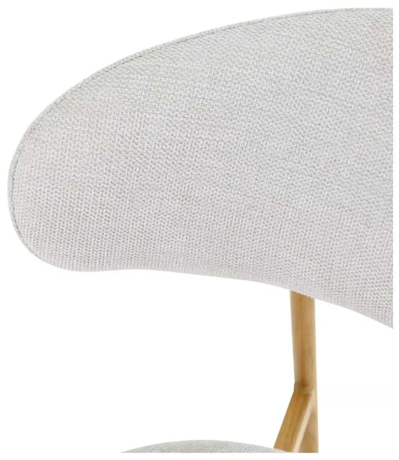 Scaun de bucătărie Sally D II, crem / stejar