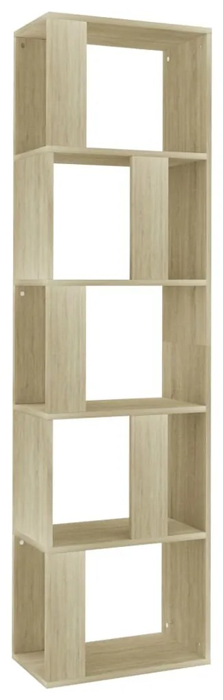 800111 vidaXL Bibliotecă/Separator, stejar sonoma 45x24x159 cm lemn prelucrat