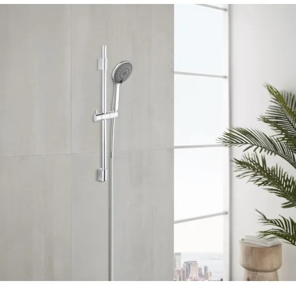 WENKO 25452100 - Set de duș WATERSAVING SYSTEM, 70 cm, argintiu