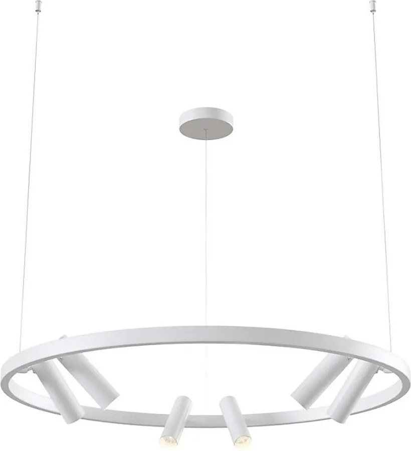 Maytoni MOD102PL-L42W - Lustră LED suspendată pe cablu SATELLITE, LED/42W/230V, albă