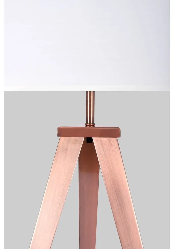 Lampadar metalic și cu abajur alb Bonami Essentials Kiki