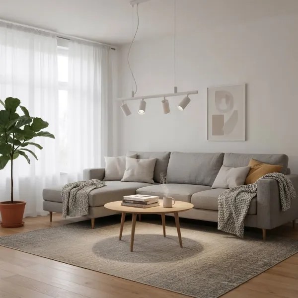 Lustră LED pe cablu Ideal Lux DYNAMITE 4xGU10/7W/230V CRI 90 alb