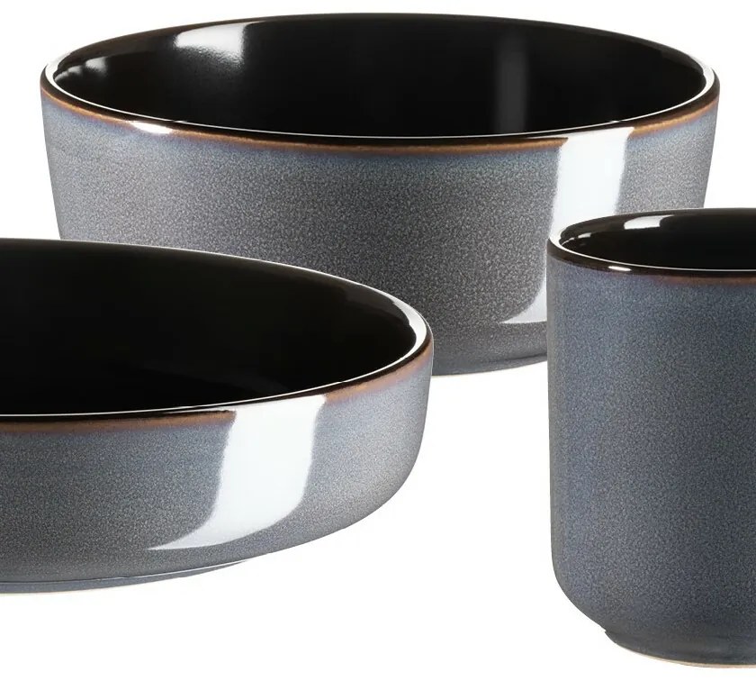 Set de masă Mäser 10 piese ALENIA, albastru