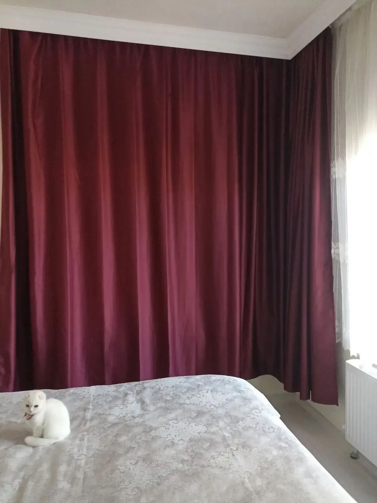 Perdea  Blackout opaca bordo,50x260 cm,50021