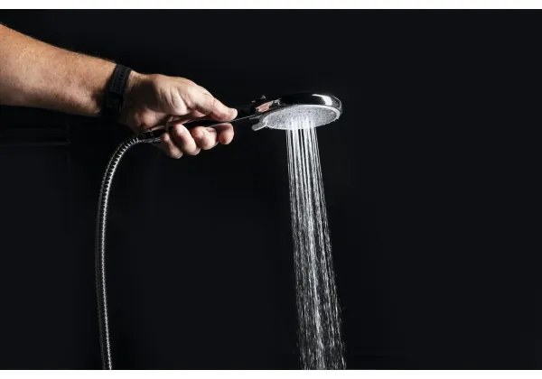 Sapho - Duș de mână cu funcție de clătire, crom lucios