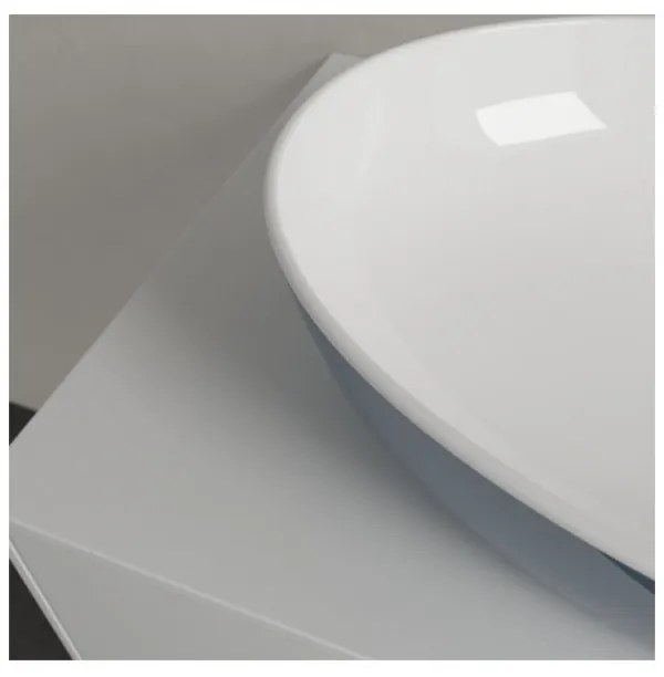 Lavoar pe blat, Villeroy&amp;Boch Artis, material TitanCeram, 61x41cm, Ocean, 419861BCW2