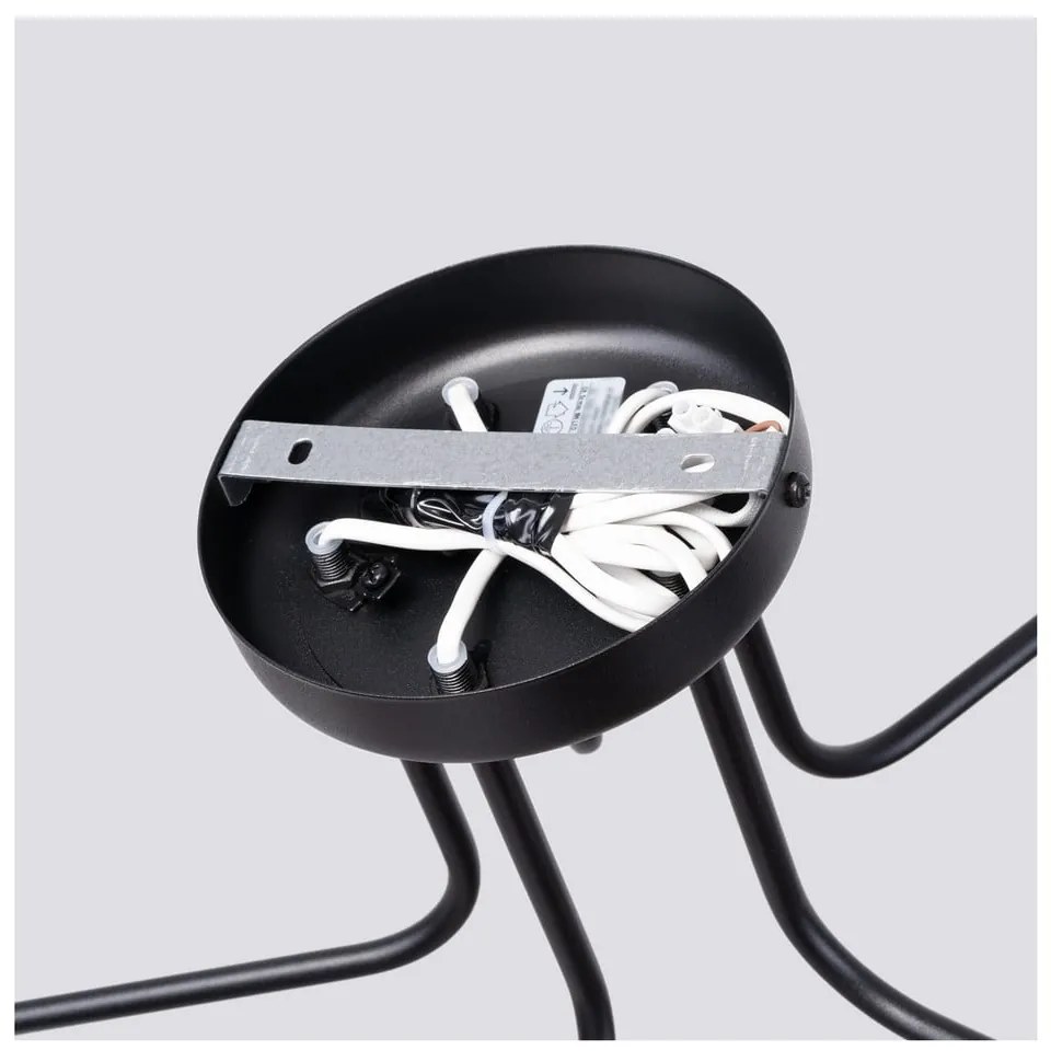 Plafonieră neagră-albă Beam – Sollux