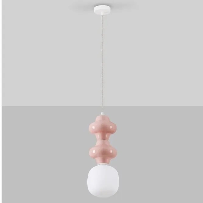 Pendul ceramic design modern CHIC roz