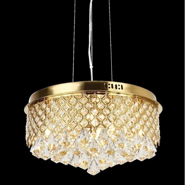 Lustră pe cablu AMAPOLI 7xG9/28W/230V auriu