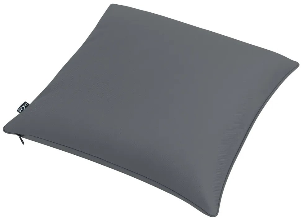 Set 2 buc perne de exterior CALINO 45x45 cm, gri inchis