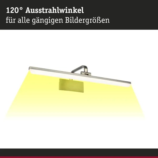 Paulmann 95570 - Lampă LED pentru tablouri RENAN, 11W, 230V, 60 cm, alamă