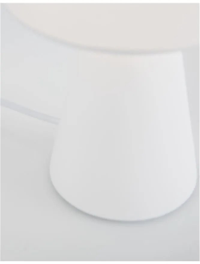 Veioza, lampa de masa design modern ZERO gips alb NVL-9577162