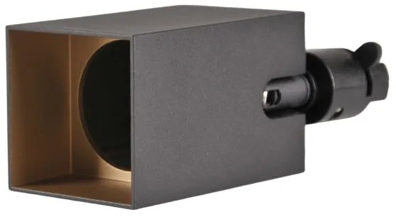Spot pentru sistem de șină SQUARE 1xGU10/10W/230V negru