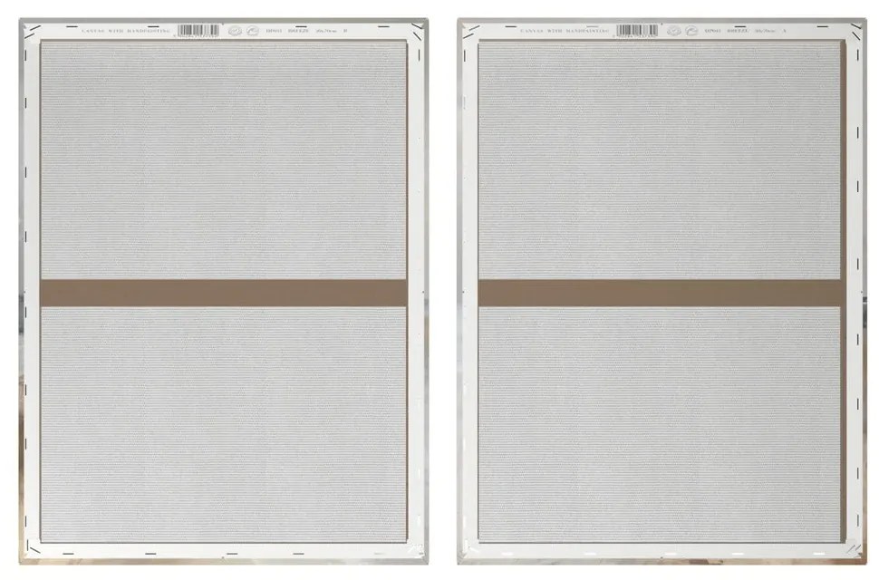 Set de tablouri cu detalii pictate manual 2 buc. 50x70 cm Breeze – Styler
