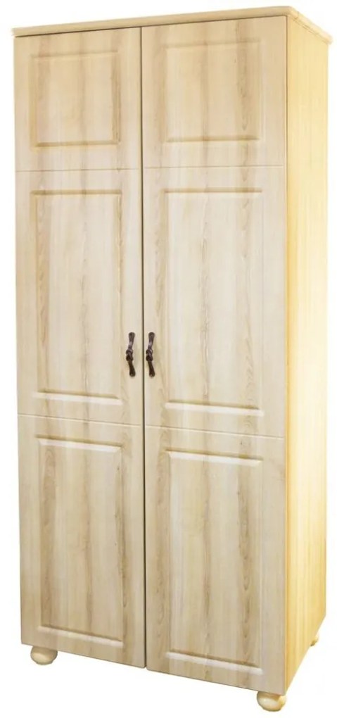 Dulap dormitor 2 usi mdf sonoma