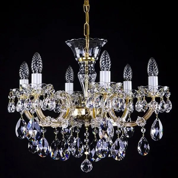 Candelabru Cristal Bohemia Exclusive 6 brate, diam.59cm MARIA TEREZIA 27 CE