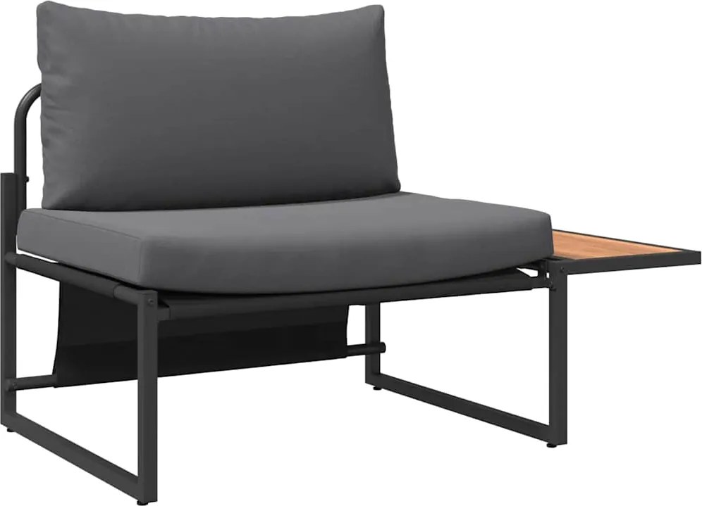 vidaXL Set de canapele pentru grădină 2 pcs Antracit Oțel