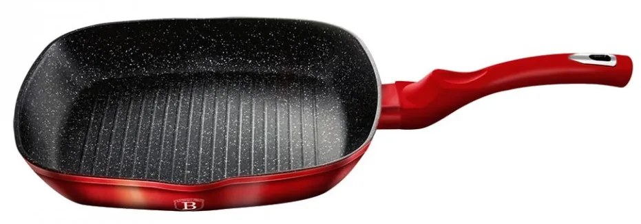 Tigaie Grill 28 cm Burgundy Metallic Line Berlinger Haus BH 1271N