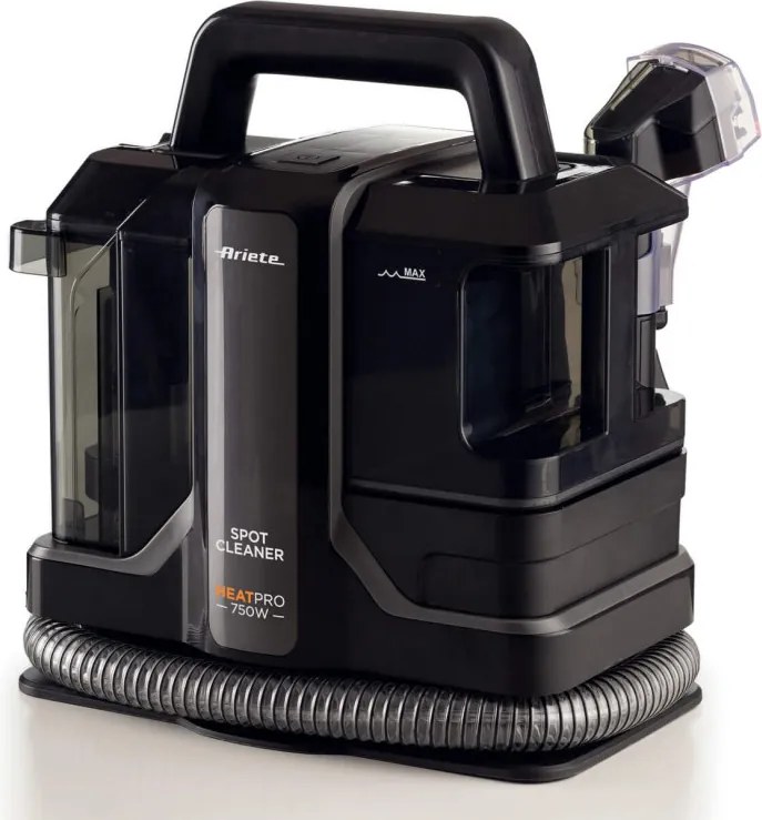 Aparat 5in1 pentru spalarea covoarelor si tapiteriei Ariete Spot Cleaner Heat Pro 2482/00, 1800 W, Accesorii, Нegru