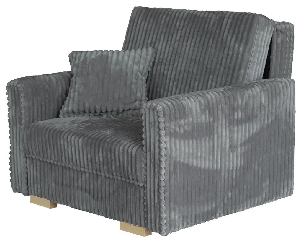 Fotoliu extensibil Clovea Pano I (Gri) (cu sp. depozitare). Promo -17%. 1105669
