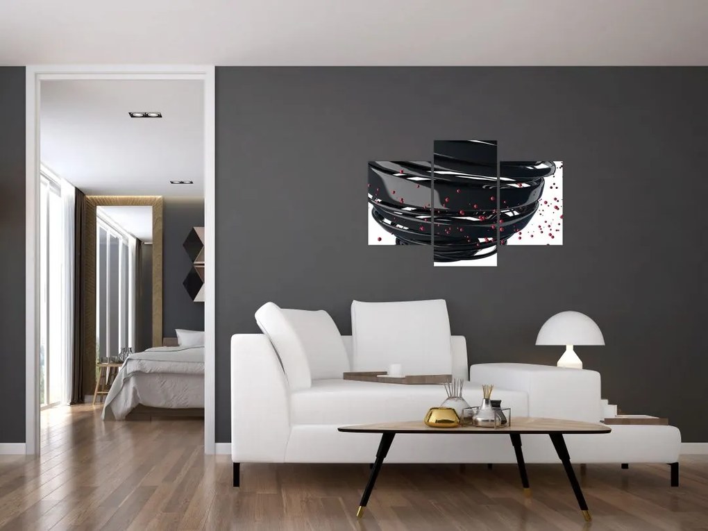 Tablou - Abstracției de glob pământen (90x60 cm)