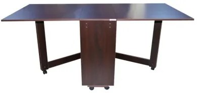 Masa plianta Mini wenge, 170 x 77 x 80 cm