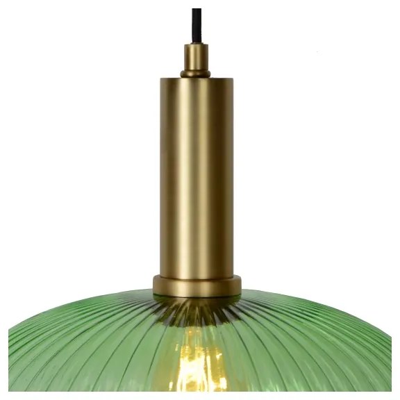 Lustră pe cablu MALOTO 1xE27/40W/230V d. 30 cm verde Lucide 45386/30/33