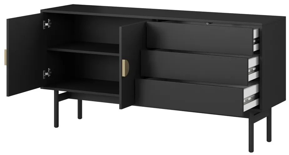 Masă TV Stellia S1 (negru). 1099067