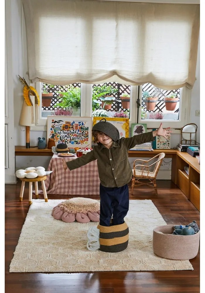 Coș de jucării pentru copii din material textil ø 30x32 cm Mama Bee – Lorena Canals