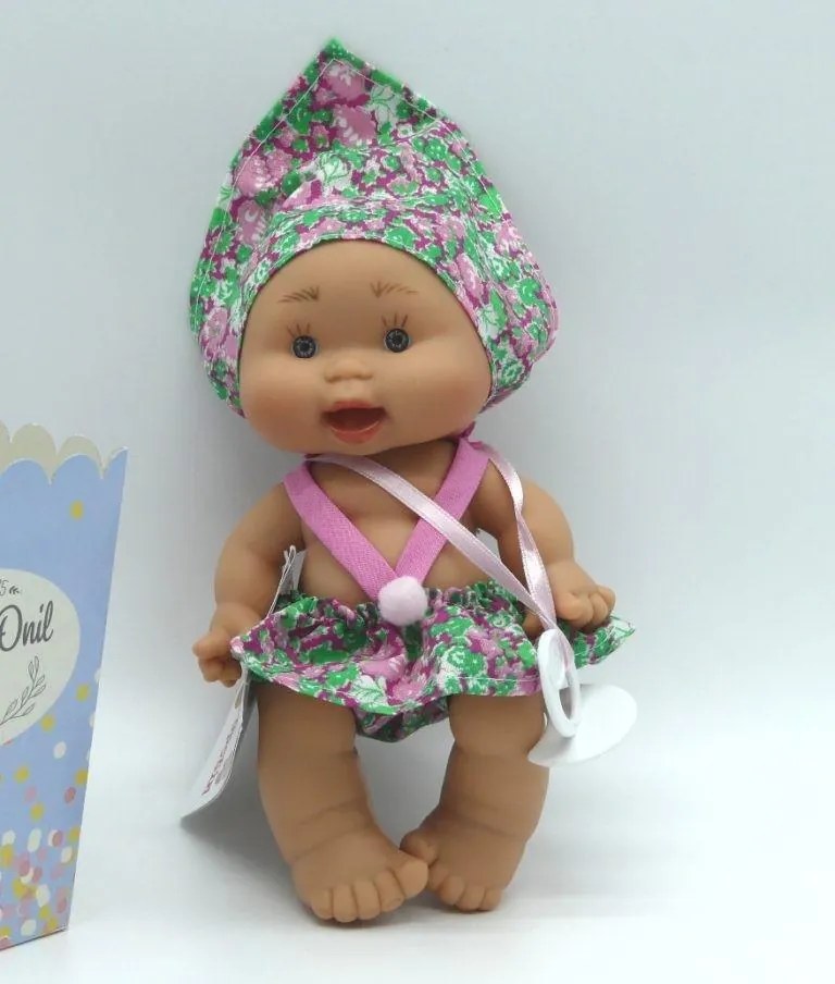 Bebelus vanilat Daria fetita cu rochita 21 cm Nines