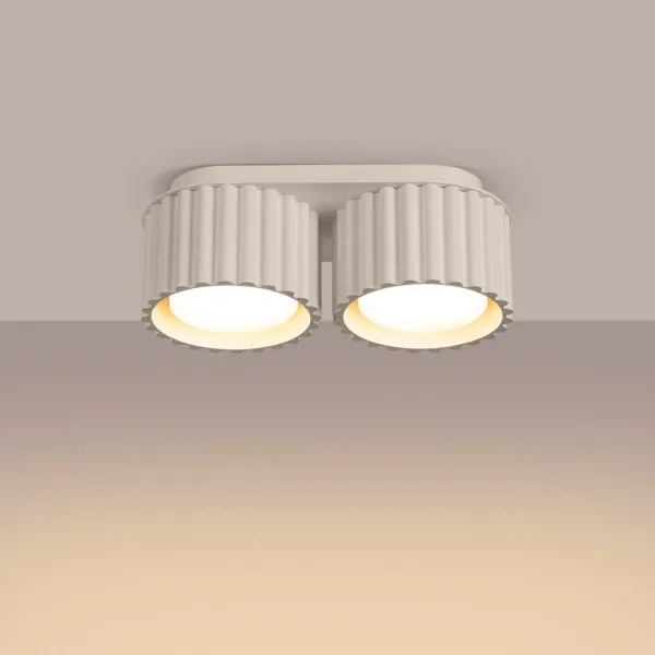 Sollux SL.1793 - Spot AURA, 2xGX53/10W/230V, crem