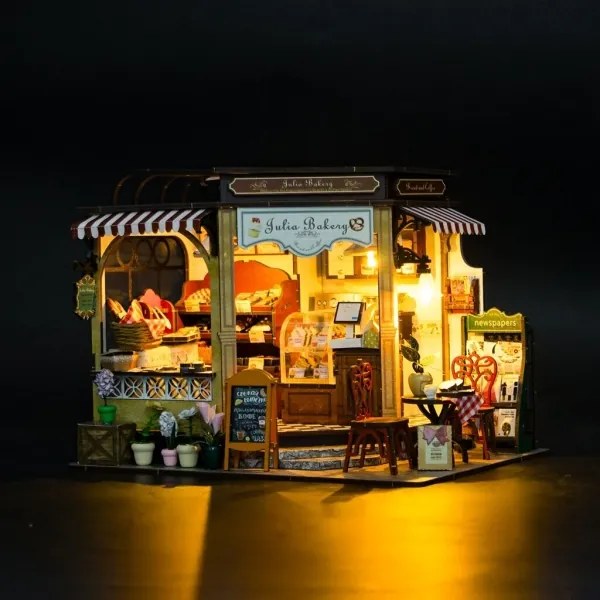 Casă miniaturală 2Kids Toys Brutăria Juliei 2xAAA