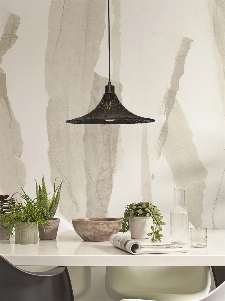 Lustra/ Pendul eco din ratan Borabora 40cm S, bl