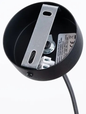 Lustră pe cablu Sollux SL.1332 BRINA 1xG9/8W/230V negru